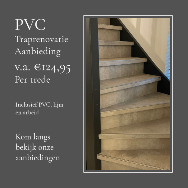 PVC traprenovatie aanbieding